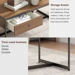 Rustic Farmhouse Coffee Table with Storage - Image 5