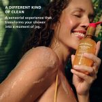 Josie Maran Vanilla Vibezzz Hydrating & Cleansing Argan Refillable Body Wash - Image 3