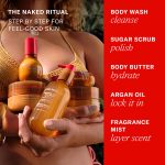 Josie Maran Vanilla Vibezzz Hydrating & Cleansing Argan Refillable Body Wash - Image 2